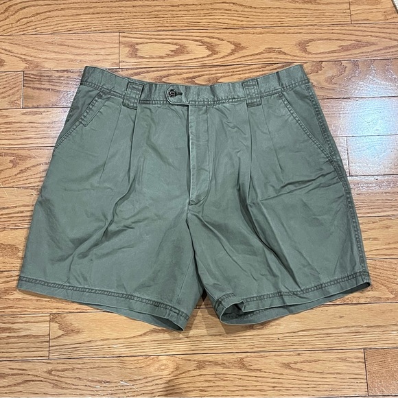 Vtg GANT Salty Dog Khaki Cotton Chino Shorts | Vintage Luxury Designer Sz 40 - Picture 3 of 8
